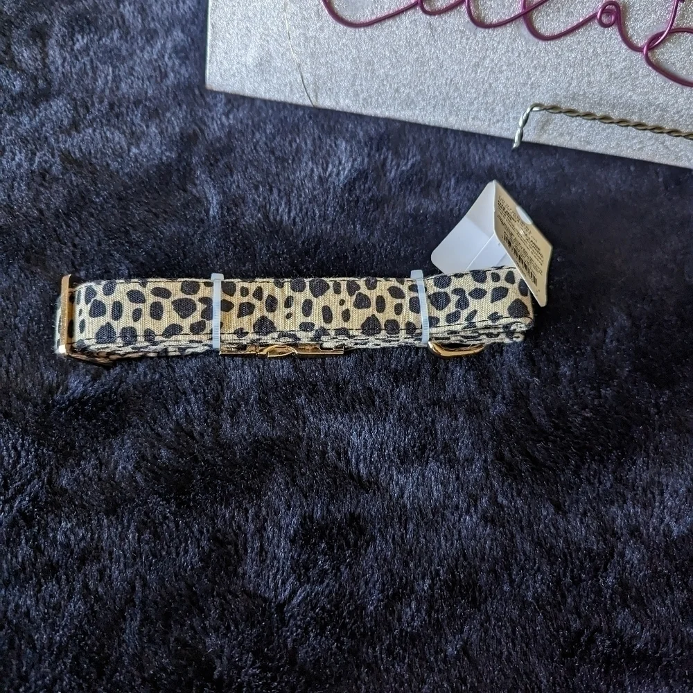 Cheetah Print Dog Collar XL